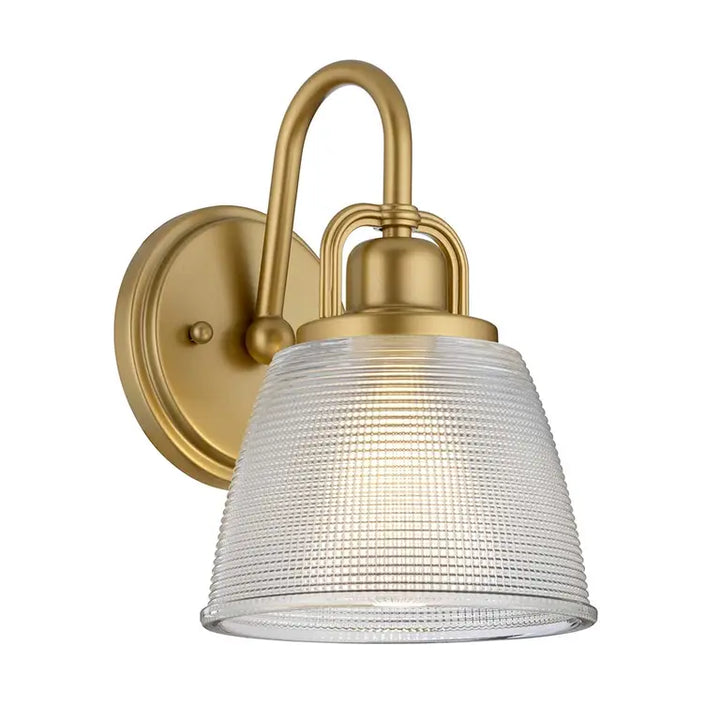 Quoizel · Elstead Applique de salle de bain Dublin · Laiton naturel peint QZ-DUBLIN1-PNBR