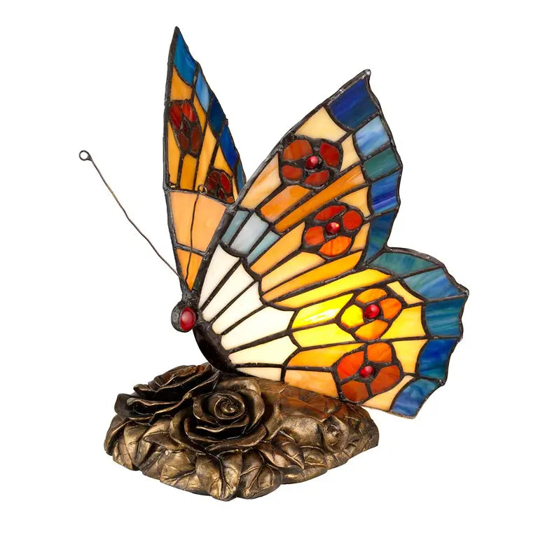 Quoizel · Elstead Lampe à poser Tiffany Animal Lamps QZ-OBUTTERFLY-TL – Lampes à poser
