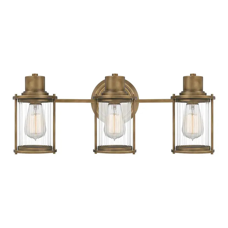 Quoizel · Elstead Applique de salle de bain Riggs 3 lumières QZ-RIGGS3-BATH-WS – Salle de bain