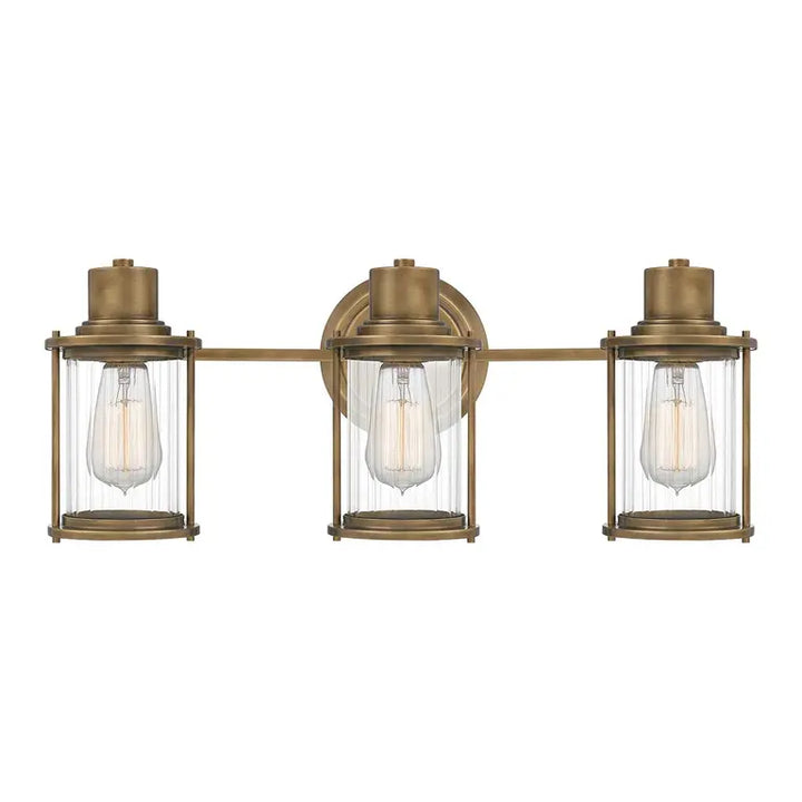 Quoizel · Elstead Applique de salle de bain Riggs 3 lumières QZ-RIGGS3-BATH-WS