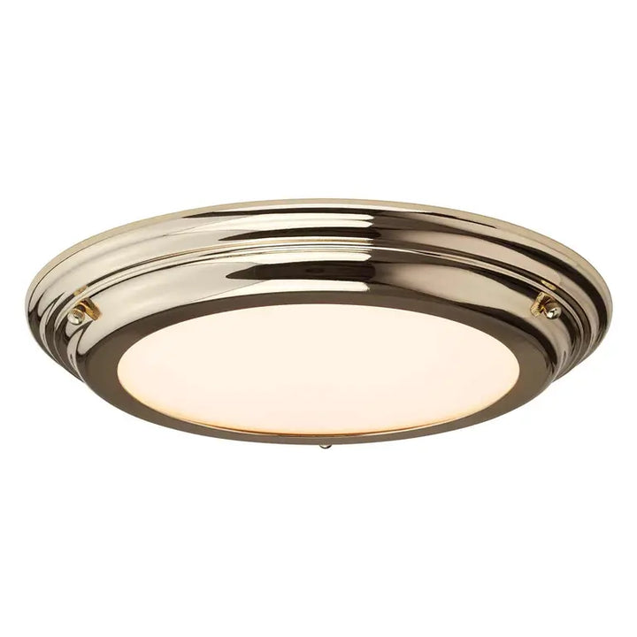 Elstead Lighting Plafonnier de salle de bain Welland · Laiton poli · Ø 36.1 cm WELLAND-F-PB