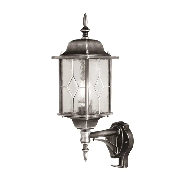 Elstead Lighting Applique Wexford · Noir · Argent · H 53.2 cm WX1-PIR – Appliques murales