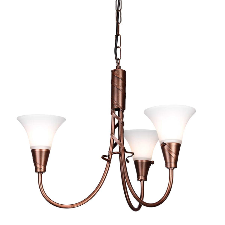 Elstead Lighting Lustre Emily 3 lumières EM3-COPPER