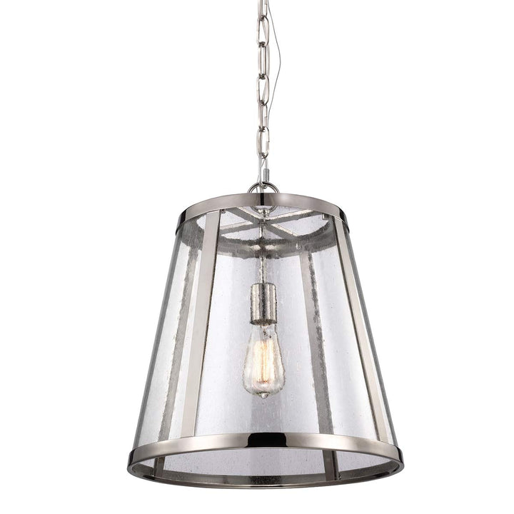 Elstead Lighting Suspension Harrow · Nickel poli · Ø 40.6 cm FE-HARROW-P-M