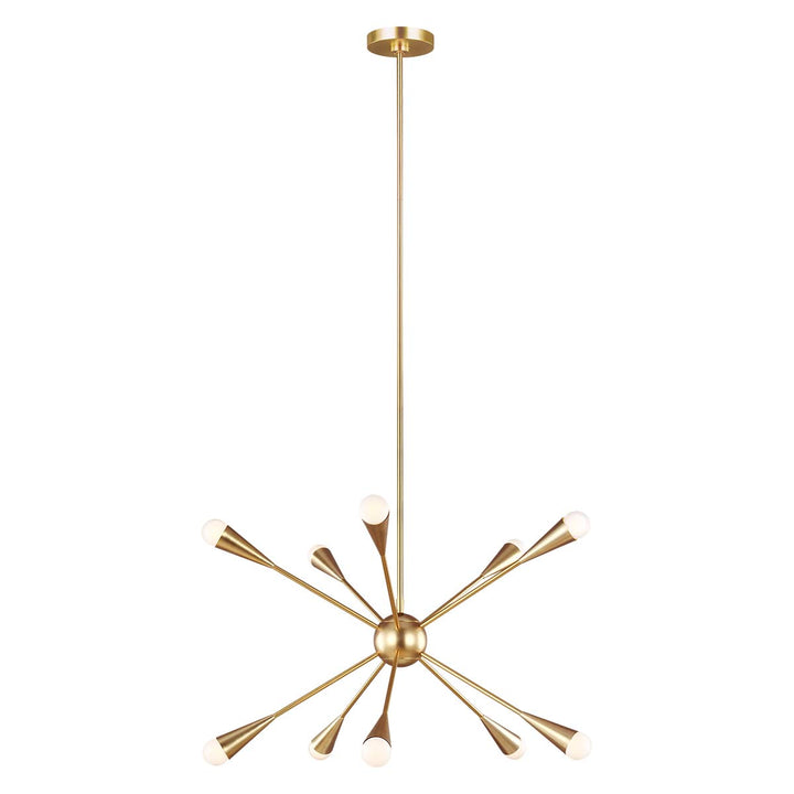 Elstead Lighting Lustre Jax 10 lumières · Laiton bruni FE-JAX10-BB