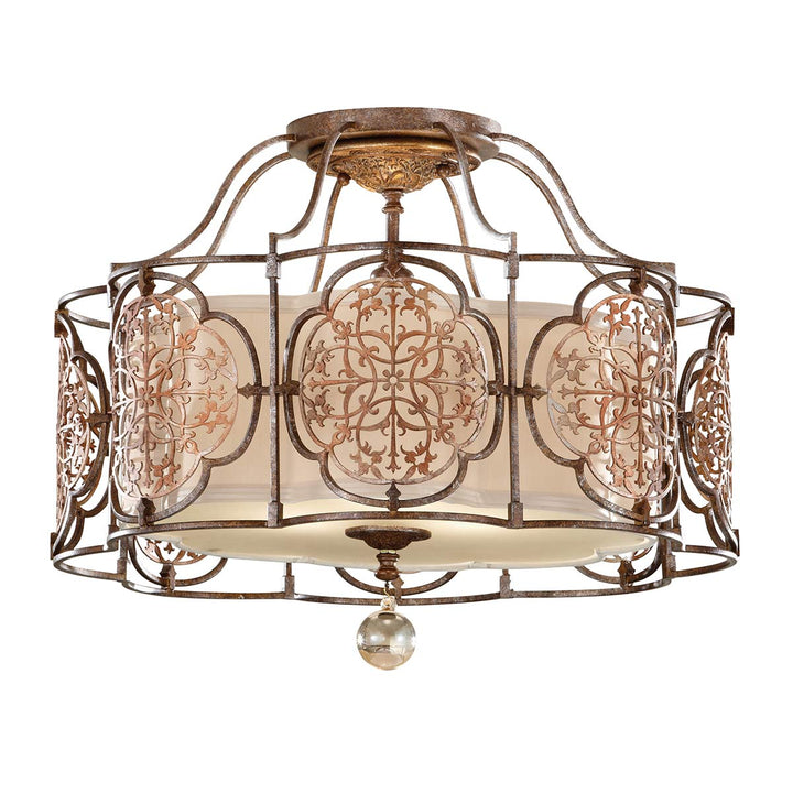 Elstead Lighting Plafonnier Marcella 3 lumières FE-MARCELLA-SF