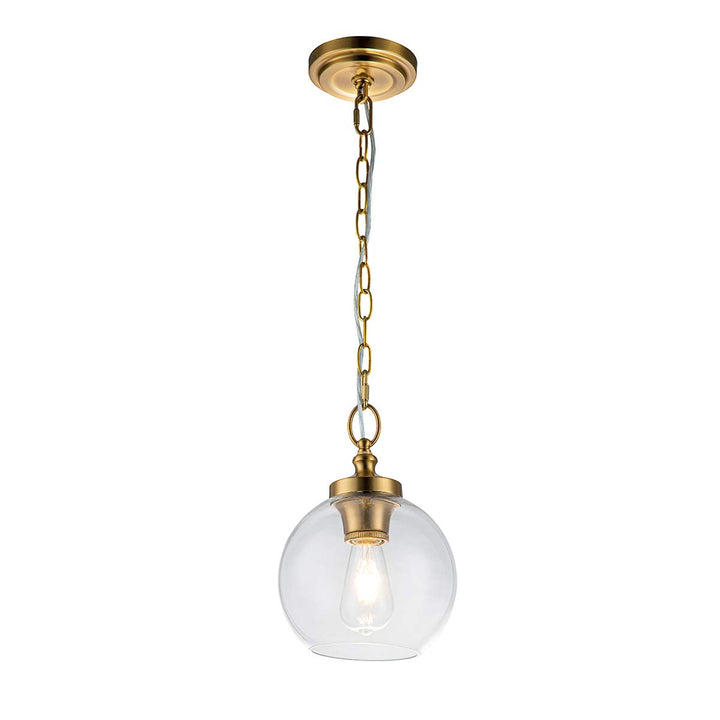 Elstead Lighting Suspension Tabby · Laiton bruni FE-TABBY-P-S-BB