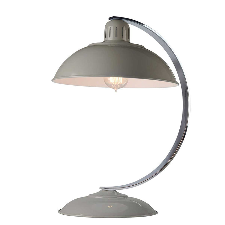 Elstead Lighting Lampe à poser Franklin · Gris FRANKLIN-GREY