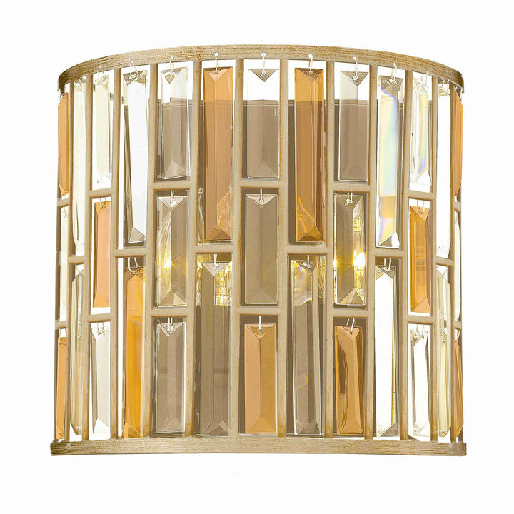 Hinkley · Elstead Applique Gemma 2 lumières · Argent HK-GEMMA2-A-SL