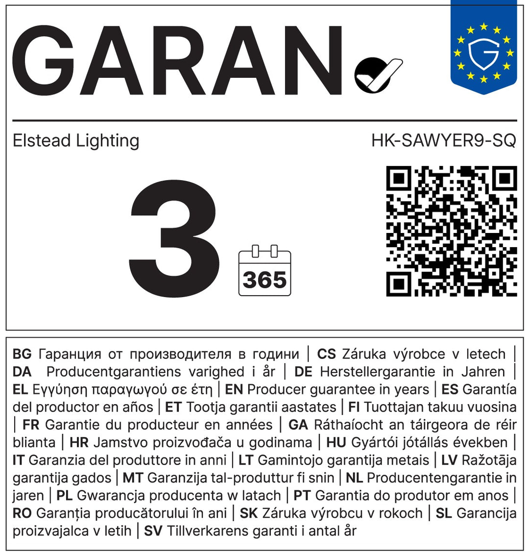 Suspension Sawyer 9 lumières