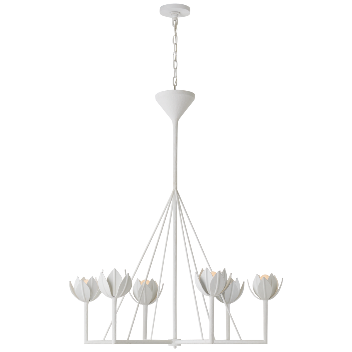 Visual Comfort Alberto grand modèle 1 lumière à étages JN5004PW – Lustres