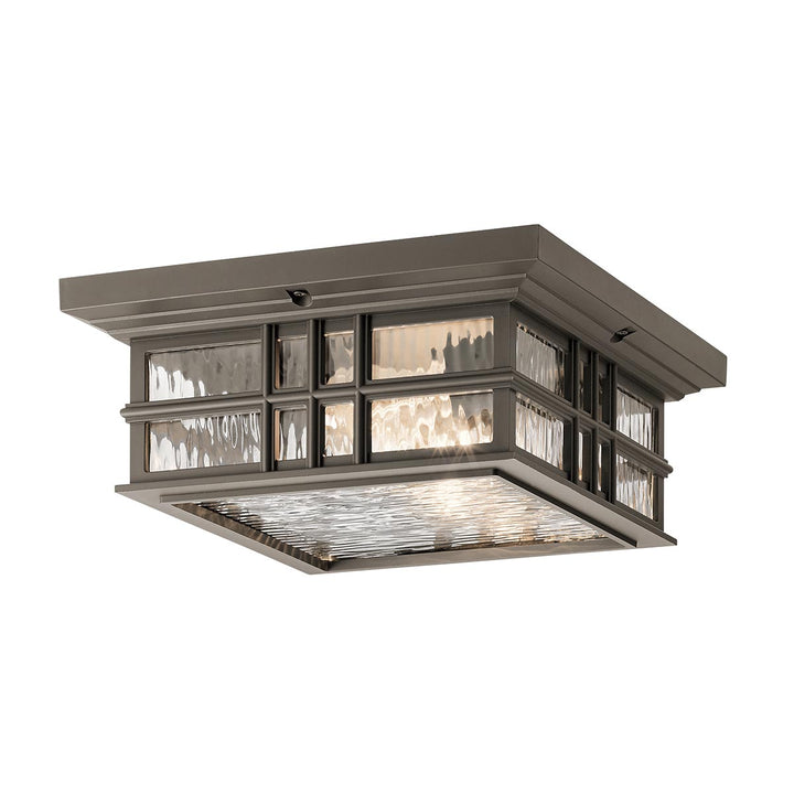 Kichler · Elstead Plafonnier Beacon Square 2 lumières · Bronze KL-BEACON-SQUARE-F-OZ