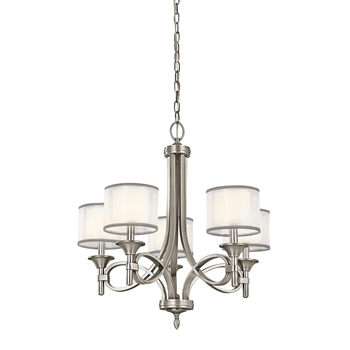 Kichler · Elstead Lustre Lacey 5 lumières · Étain vieilli KL-LACEY5-AP