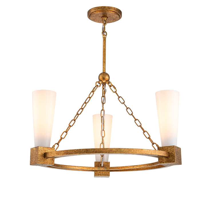 Elstead Lighting Lustre Kristy 3 lumières KRISTY3-DG-OPAL