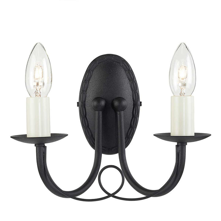 Elstead Lighting Applique Minster 2 lumières MN2-BLACK