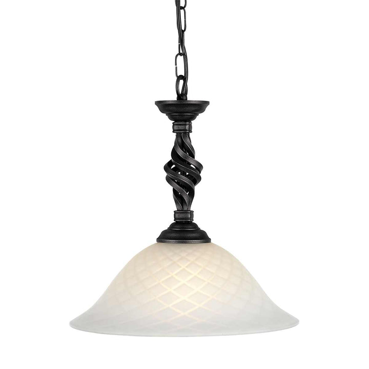 Elstead Lighting Suspension Pembroke · Noir PB-P-BLACK