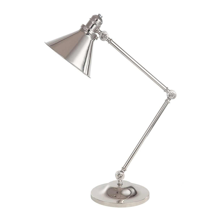Elstead Lighting Lampe à poser Provence · Nickel poli · H 66 cm PV-TL-PN