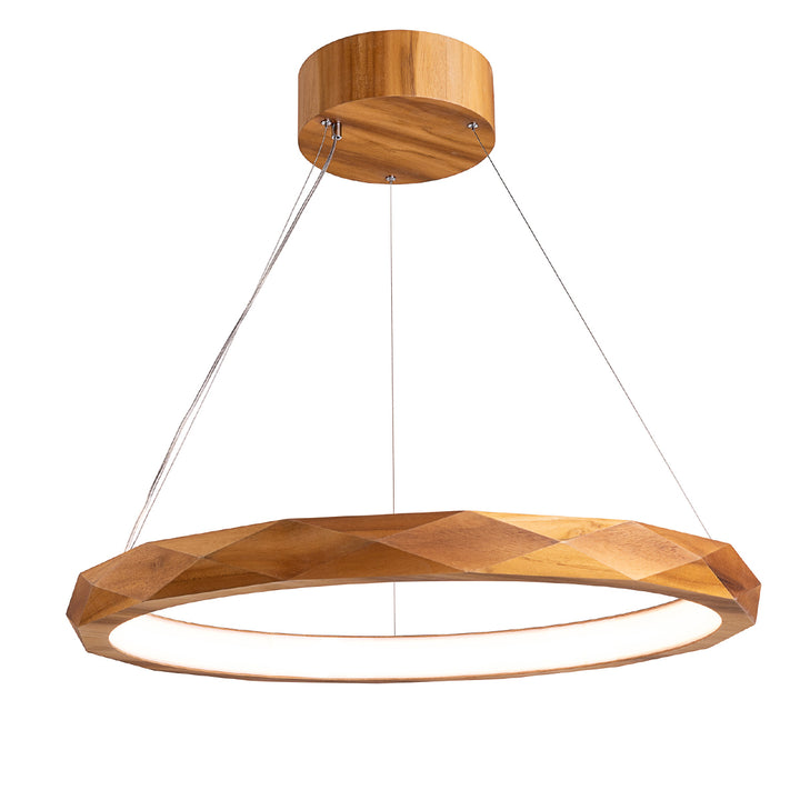 Quintiesse Suspension Angular QN-ANGULAR-RING-LED-80-TEAK