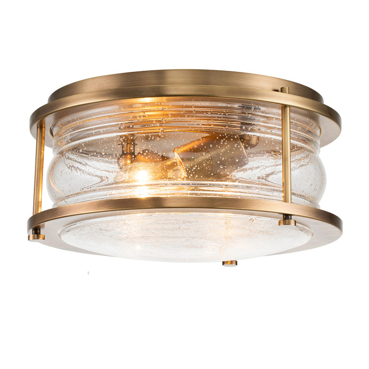 Quintiesse Plafonnier de salle de bain Ashland Bay 2 lumières QN-ASHLANDBAY-F-NBR-BATH