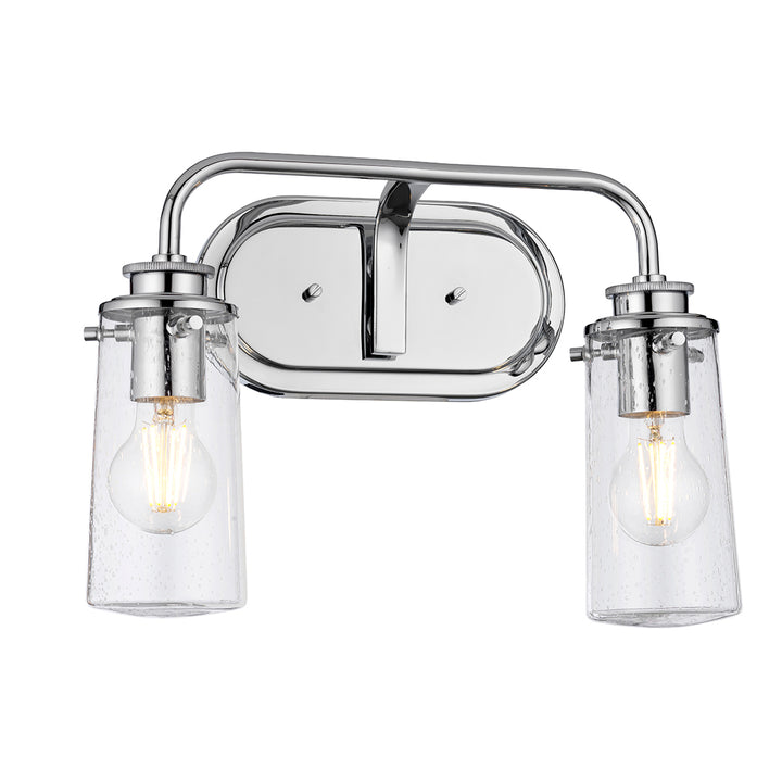 Quintiesse Applique de salle de bain Braelyn 2 lumières QN-BRAELYN2-PC