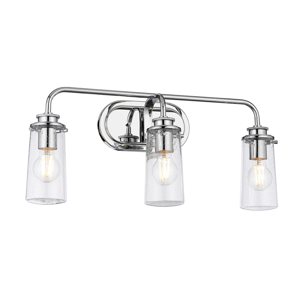 Quintiesse Applique de salle de bain Braelyn 3 lumières QN-BRAELYN3-PC – Salle de bain
