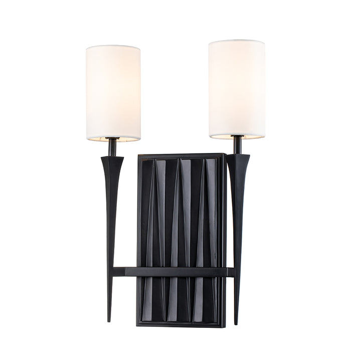 Quintiesse Applique Crest 2 lumières QN-CREST-2WB-BLK