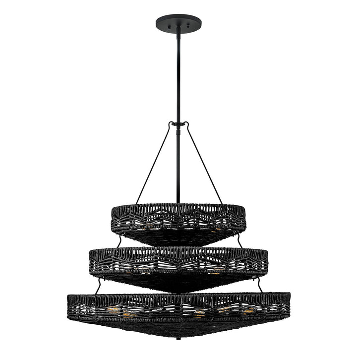 Quintiesse Lustre Ophelia 13 lumières QN-OPHELIA-13P-BK-BK