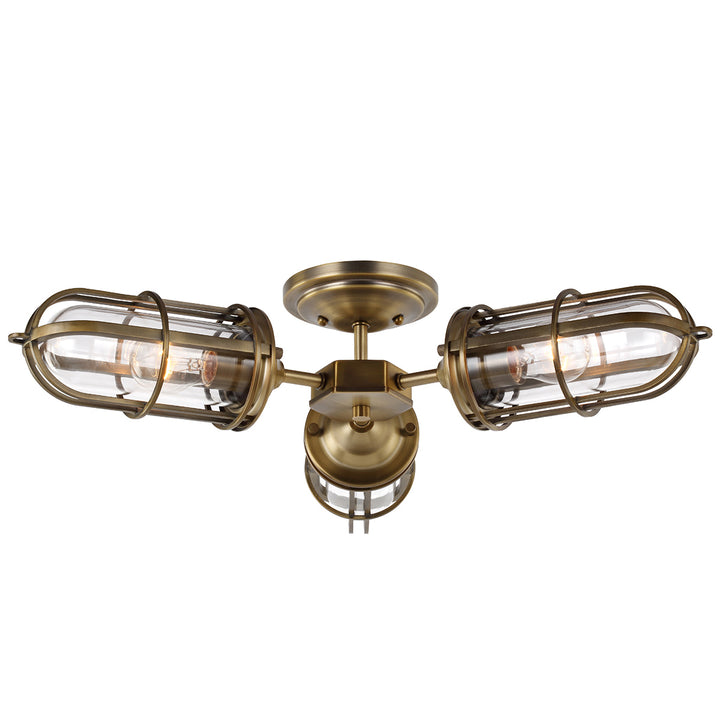 Quintiesse Plafonnier de salle de bain Urban Restoration 3 lumières QN-URBANREST-3SF