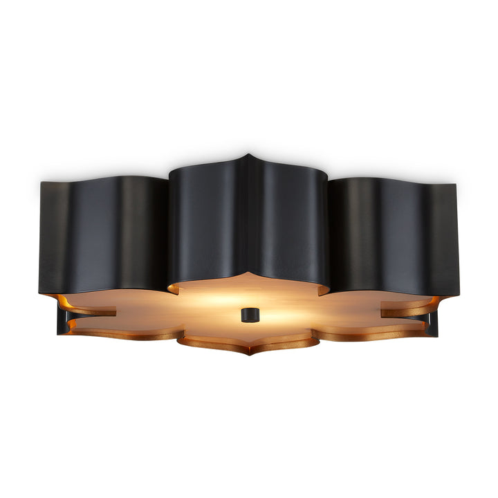 Quintiesse Plafonnier Grand Lotus 3 lumières QNC-GRAND-LOTUS-F-L-BCGL