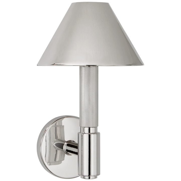Visual Comfort Barrett petit modèle 1 lumière Knurled VC-RL2220PNPN