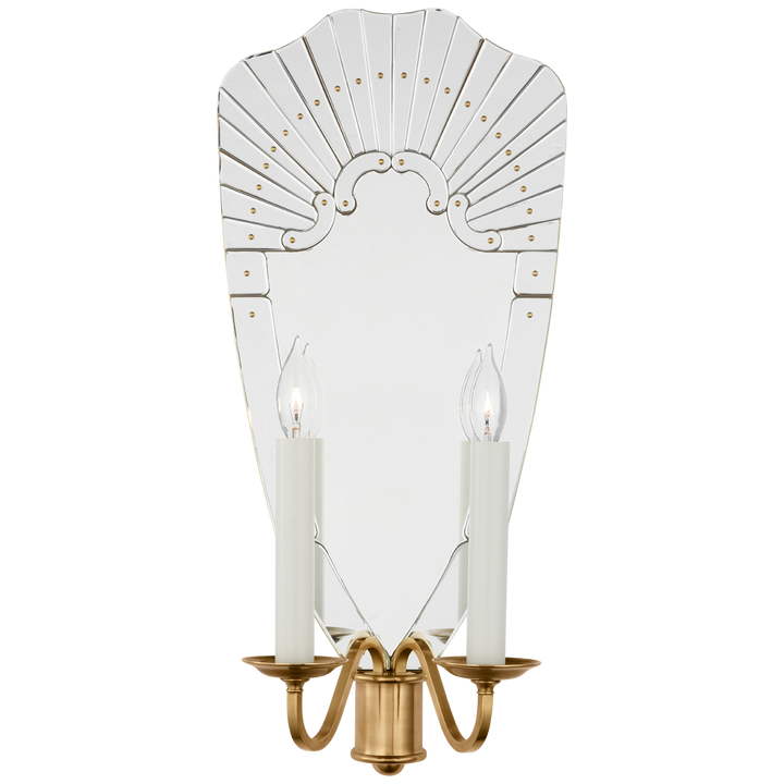 Visual Comfort Adelaide très grand modèle 2 lumières VC-RL2776MIRNB