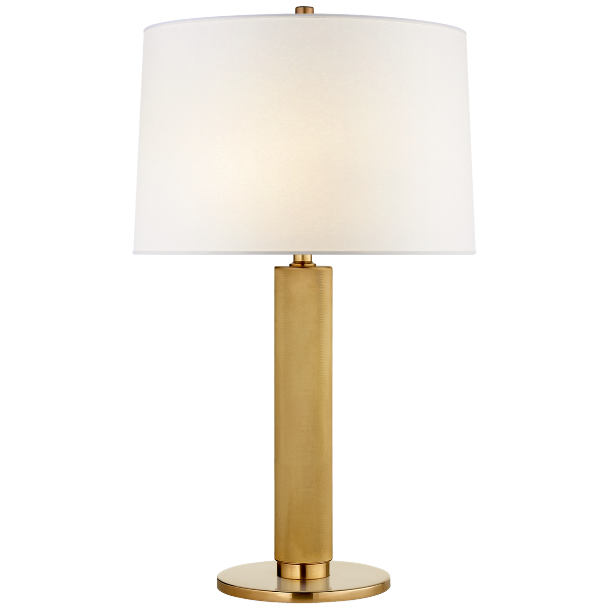Visual Comfort Barrett modèle moyen Knurled RL3094NBL – Lampes à poser