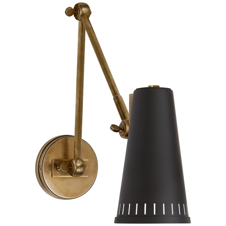 Visual Comfort Antonio orientable Two Arm VC-TOB2066HABBLK