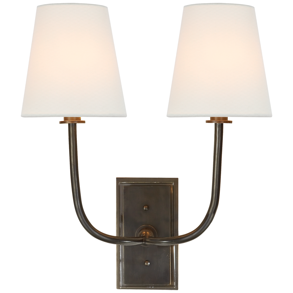 Visual Comfort Hulton 2 lumières TOB2191BZL – Appliques murales