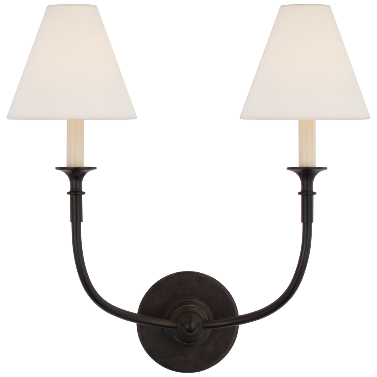 Visual Comfort Piaf 2 lumières TOB2451AIL – Appliques murales
