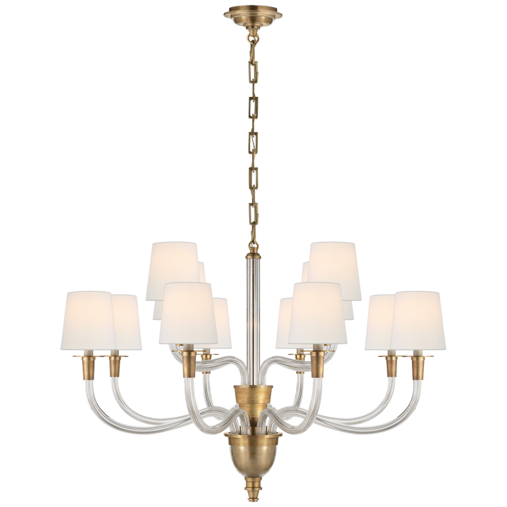 Visual Comfort Vivian grand modèle à deux étages VC-TOB5033HABL