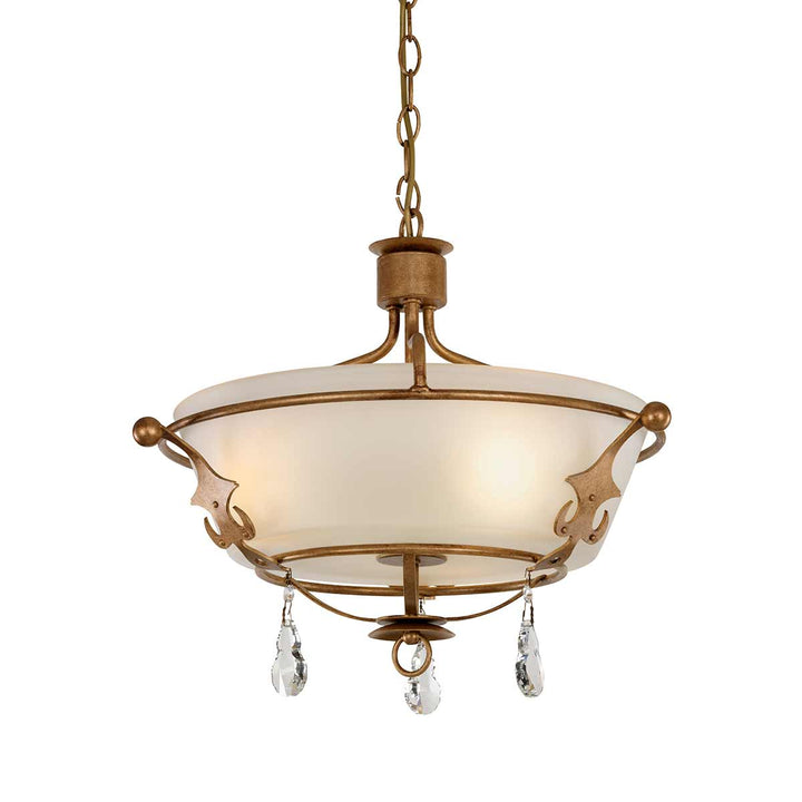 Elstead Lighting Plafonnier Windsor 3 lumières WINDSOR-SF-GOLD
